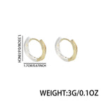 Vintage Embossed Scroll Click Hoop Earrings 316L Stainless Steel Snap Closure Waterproof Gothic Punk men Jewelry