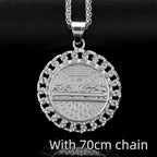 Iced Out Last Supper Pendant — Stainless Steel