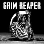 Skull Grim Reaper Ring Stainless Steel