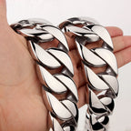 Cuban Link Necklace 24-31mm — Stainless