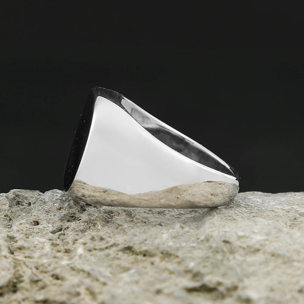 Vinyl Ring — Stainless Steel