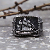 Viking Sailor Ring — Stainless Steel