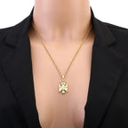 Republic of Serbia Eagle Pendant Necklaces for Women Men Silver Color/Gold Color Srbija Jewelry Serbian Gift