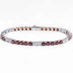 Silver 925 Moissanite Tennis Bracelet Iced Out