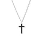 Cross Black Pendant Japanese Korean