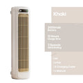 KINSCOTER Portable Air Conditioner Fan 2000mAh Quiet Desktop Tower Fan Wall Non-drilling Circulating Fan 3 Speeds