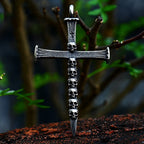 Egyptian Pharaoh Stainless Steel Pendant Necklace