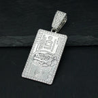 Women Men Hip Hop Jewelry Bling Rhinestone Dollar Sign Money Bag One Hundred Dollar Pendant For Iced Out Necklace Jewellery