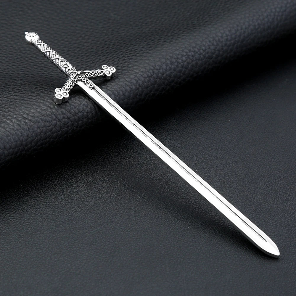 Viking Lunar Sword Hair Stick — Stainless