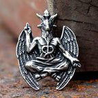 NEW Darkly Men's 316L Stainless-Steel Gothic Satan Goat Lucifer Pendant Necklace Animal Punk Jewelry For Boyfriend Gift