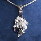 Bubble Letter Iced Out United kingdom Queen Head Necklace Pendant  for Men Real Gold Plated 5A Cubic Zirconia Hip Hop Jewelry