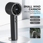 Lenovo Handheld Small Fan Refrigeration Air Conditioner Portable Silent Highspeed Led Display High Wind Power USB