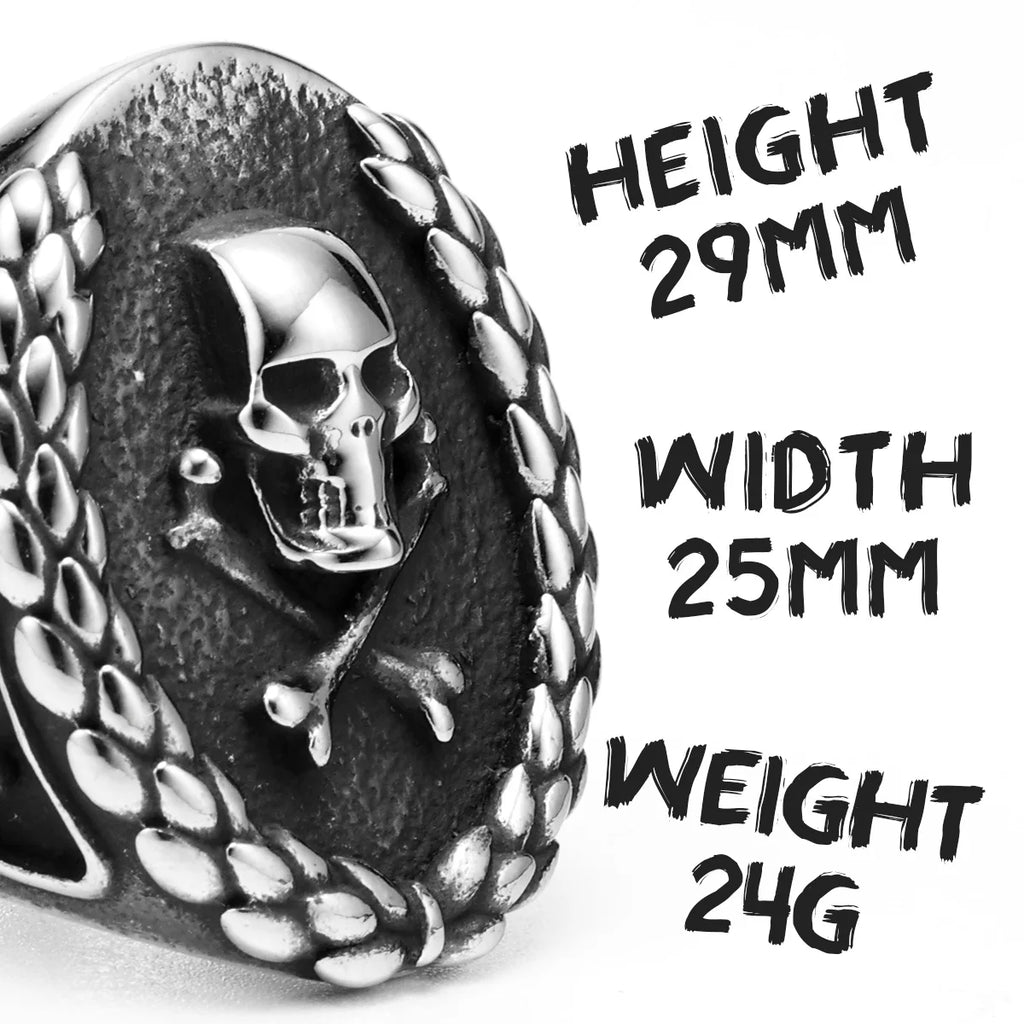 Victory Skull Ring — Stainless Steel