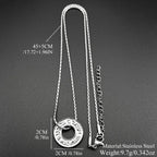 Two-Tone Pendant Israel Jewish Scripture Hebrew