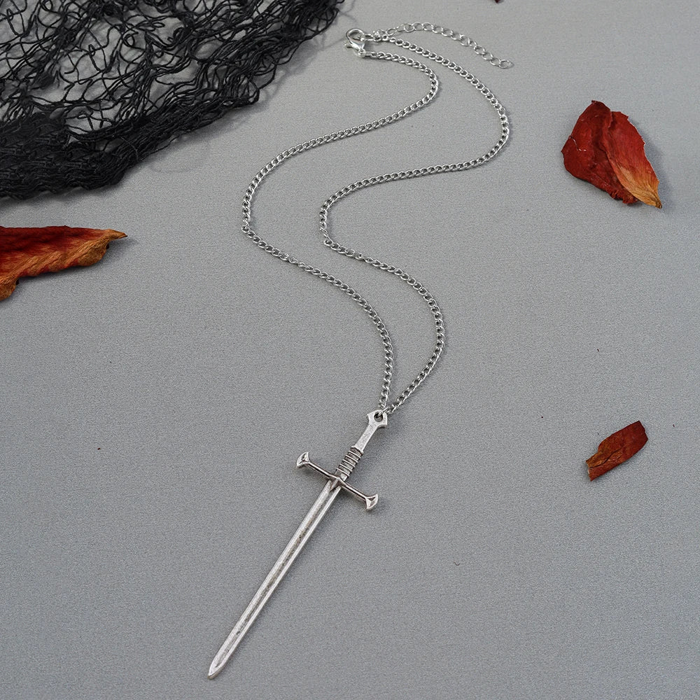 Retro Cross Pendant Necklaces for Women Men Gothic Steampunk Skull Necklace Chain Hip Hop Jewelry Gifts