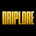 DRIPLORE wordmark logo - black gold metallic streetwear typography